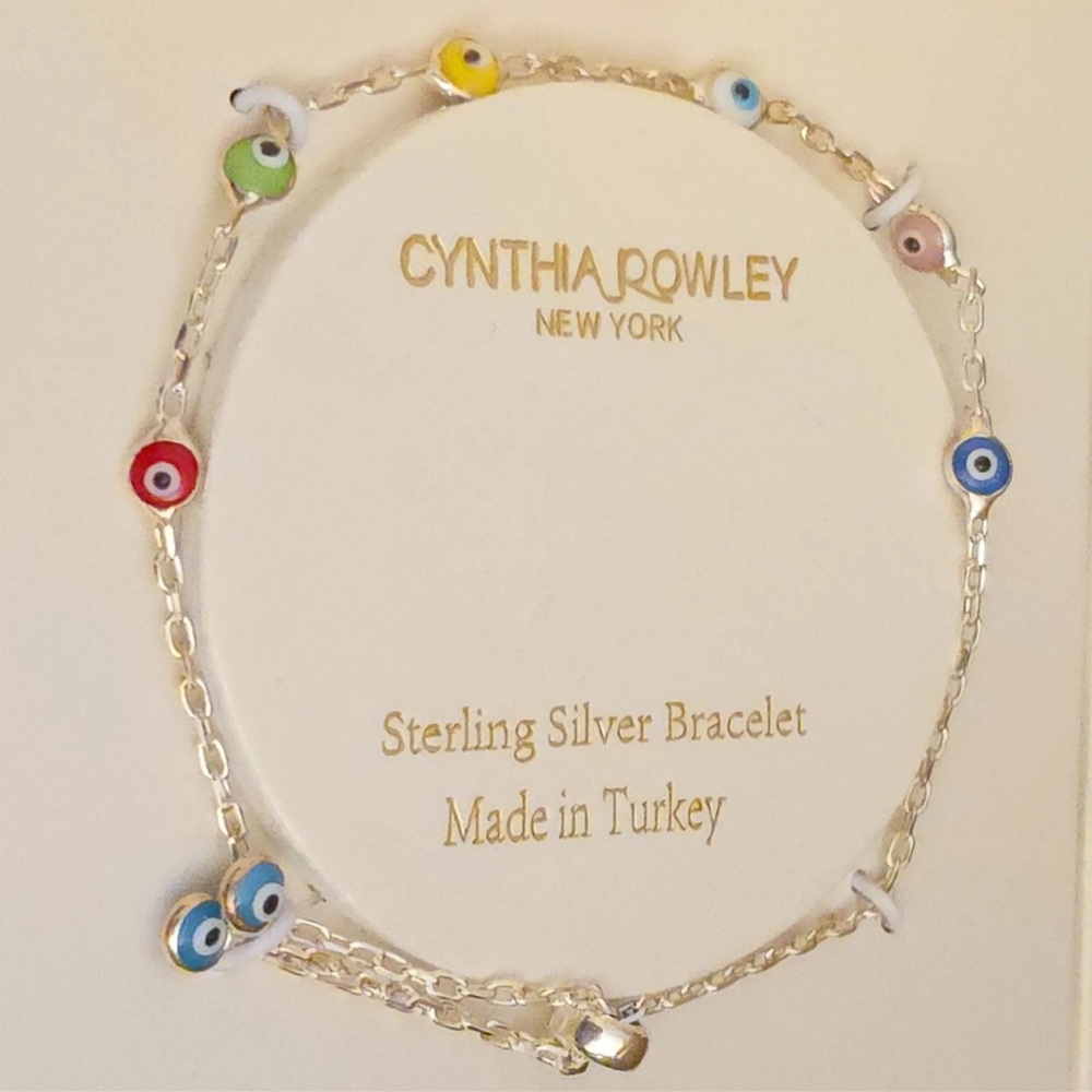 Evil Eye Sterling Silver .925 Bracelet by
Cynthia Rowley